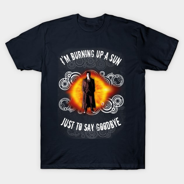 Doctor Who: Burning up a sun T-Shirt by rednessdesign